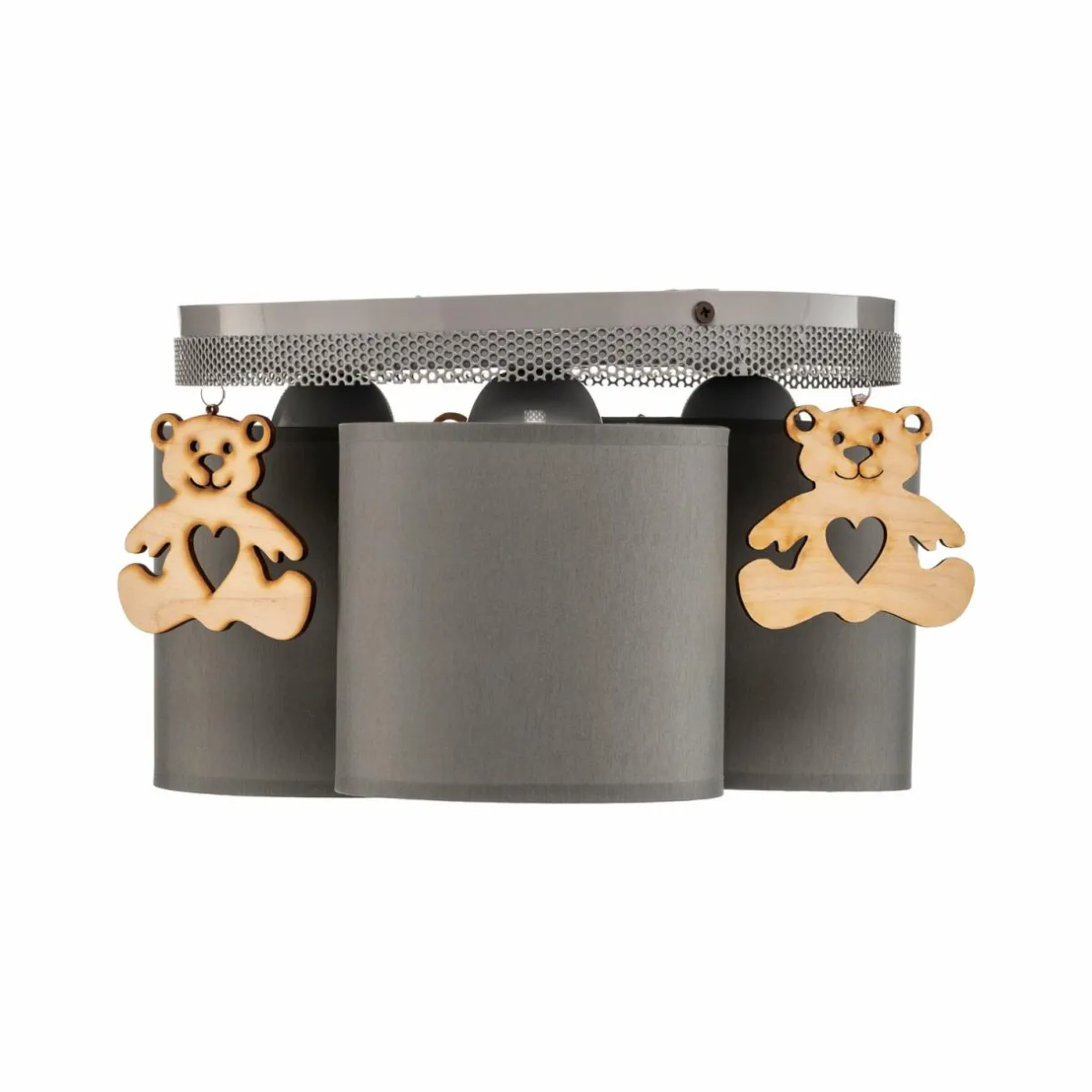 plafonnier_mis_gris_avec_ours_en_bois___lampes_2.webp Flash Sale Eko-Light Plafonnier Mis, gris avec ours en bois, à 3 lampes