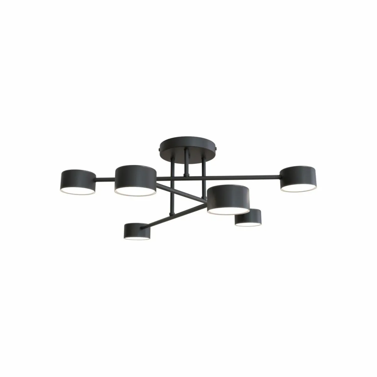 plafonnier_modus__acier___lampes_gx_noir_2.webp Discount EMIBIG LIGHTING Plafonnier Modus 6, acier, à 6 lampes, GX53, noir