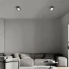 Hot TECNICO by Sforzin Plafonnier Mysia, à 2 lampes, 20 cm, gris quartz, plâtre, GX53