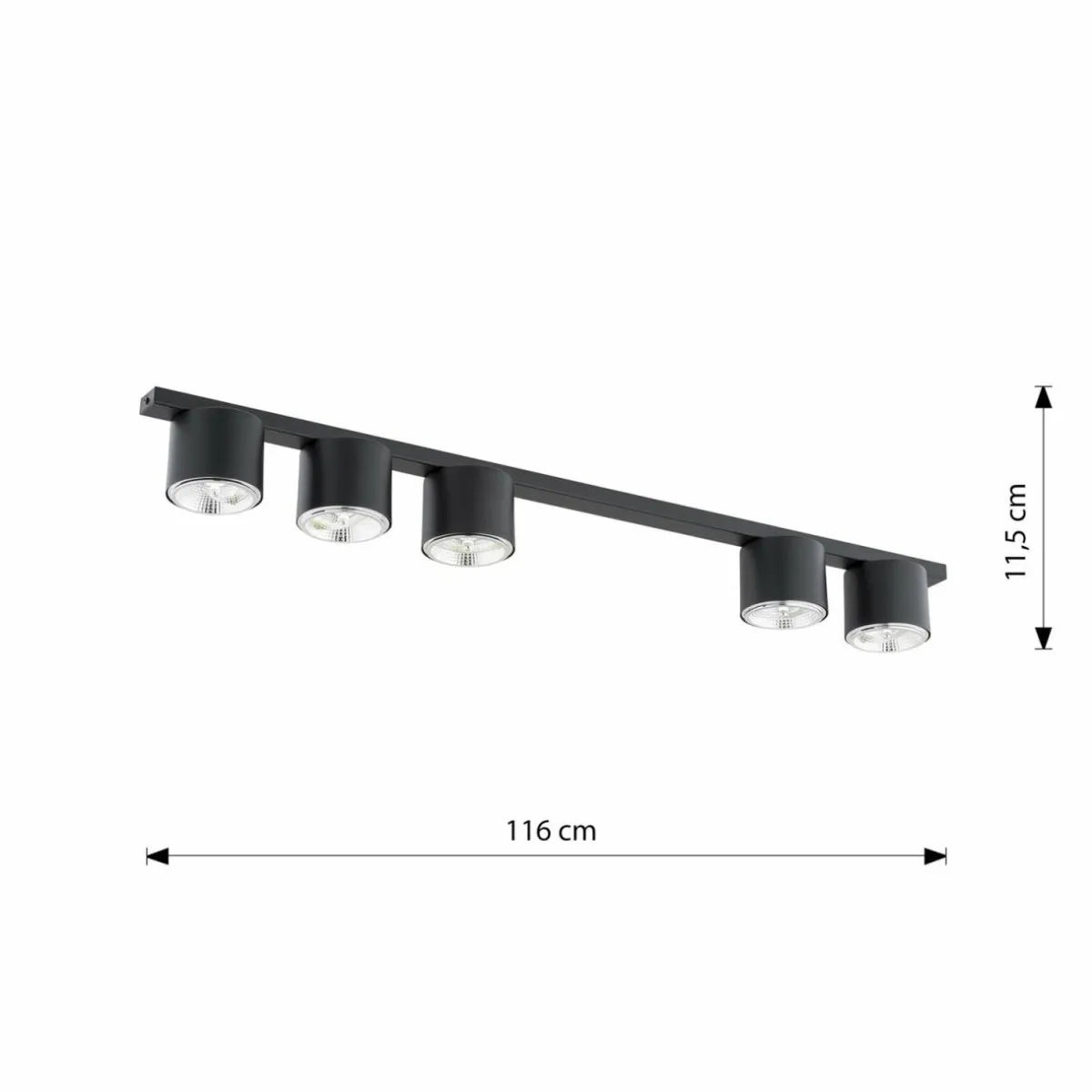 plafonnier_nano_noir___lampes_mtal_2-1.webp Store EMIBIG LIGHTING Plafonnier Nano, noir, à 5 lampes, métal