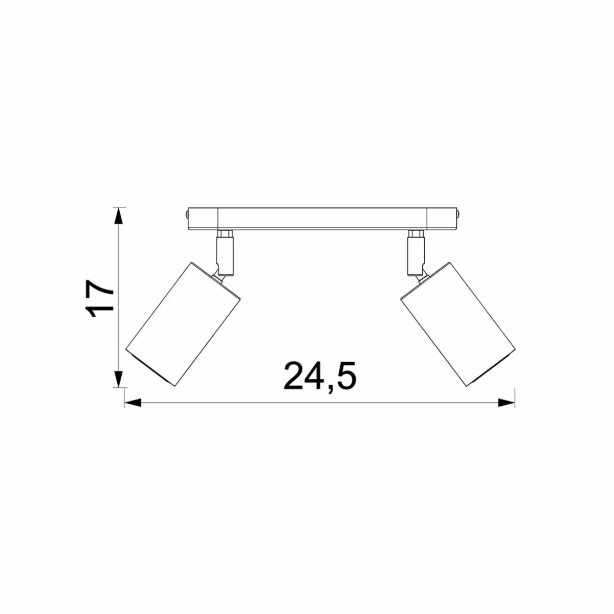plafonnier_nise___lampes_acier_noir_bois_1.webp Cheap Luminex Plafonnier Nise, à 2 lampes, acier noir, bois