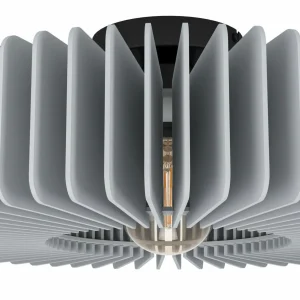 Discount EGLO Plafonnier Palombaia en forme d'éventail, gris