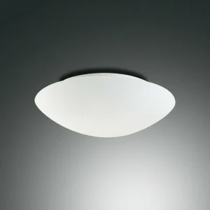 Online Fabas Luce Plafonnier Pandora, Ø 20 cm, verre, blanc
