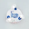 Clearance Elobra Plafonnier Paul Pottwal, blanc-bleu, Ø 29 cm, à 3 lampes