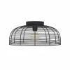 Shop EGLO Plafonnier Rinroe, Ø 45 cm, noir, acier
