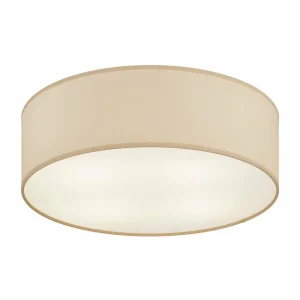 Flash Sale TK Lighting Plafonnier Rondo, beige, métal, Ø 45 cm, E27
