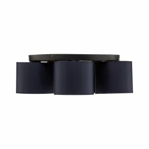 Cheap Luminex Plafonnier Soho cylindrique, à 5 lampes bleu/doré