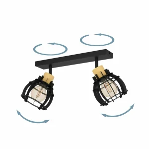 Flash Sale EGLO Plafonnier Stillington 1, à 2 lampes