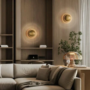 Sale Eco-Light Plafonnier Twist, hêtre, naturel, Ø 42 cm