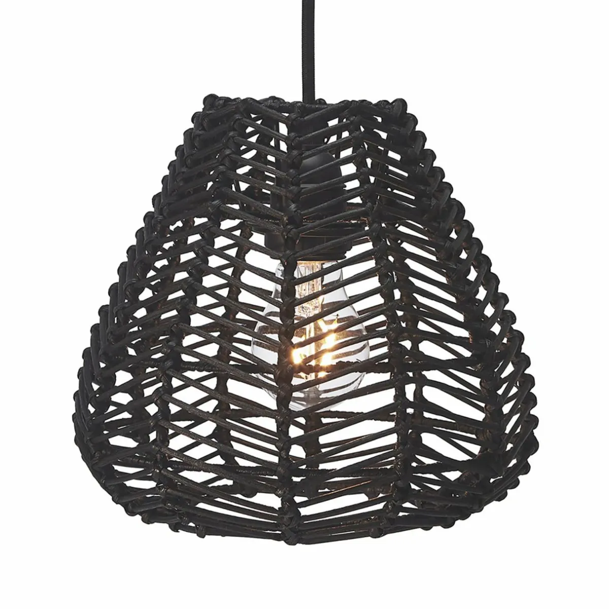 pr_home_adelle_suspension_en_rotin_noir_cm_0.webp Best Sale PR Home Adelle suspension en rotin noir Ø24 cm
