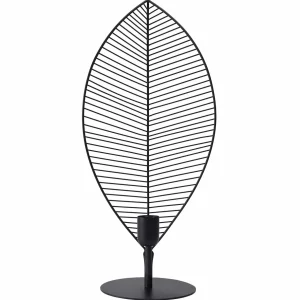 Best PR Home Elm lampe à poser forme de feuille, H58 cm