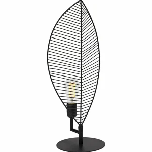 Best PR Home Elm lampe à poser forme de feuille, H58 cm