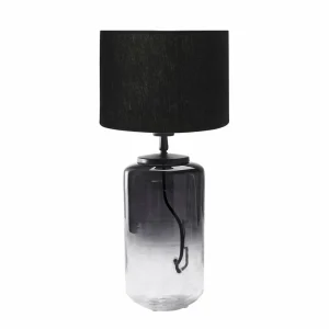 Best PR Home Gunnie lampe à poser, verre noir/clair