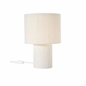 Best Sale PR Home Lampe à poser Leah, beige, hauteur 28 cm, textile