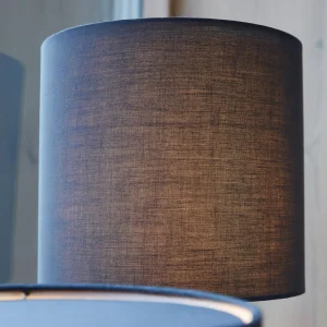 Best Sale PR Home Lampe à poser Leah, bleu, hauteur 28 cm, textile