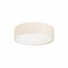 Cheap PR Home Plafonnier Sam, blanc, Ø 45 cm, textile en lin