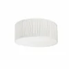 New PR Home Plafonnier Stella, blanc cassé, Ø 45 cm, textile