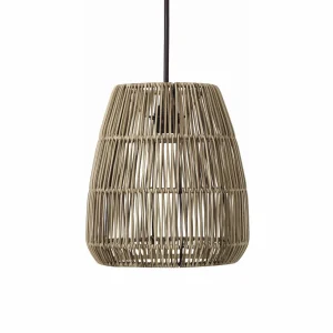 Store PR Home Suspension Saigon, aspect rotin, gris, Ø 28 cm