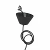 Clearance PR Home Suspension Saigon, aspect rotin, gris, Ø 18 cm