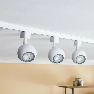 Cheap PRIOS Felipo système de lampes sur rail 1 phase à 3 lampes. blanc