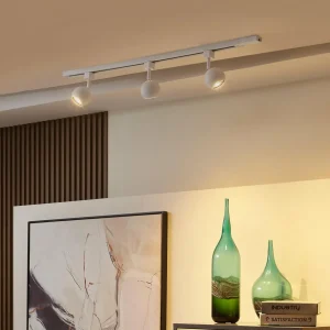 Cheap PRIOS Felipo système de lampes sur rail 1 phase à 3 lampes. blanc