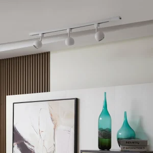 Cheap PRIOS Felipo système de lampes sur rail 1 phase à 3 lampes. blanc
