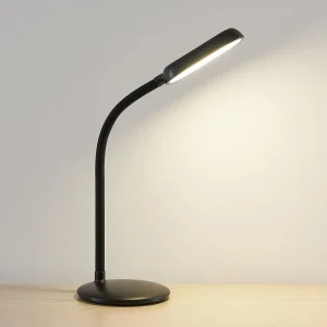 Cheap PRIOS lampe de table LED rechargeable Opira, noir, USB, variateur tactile