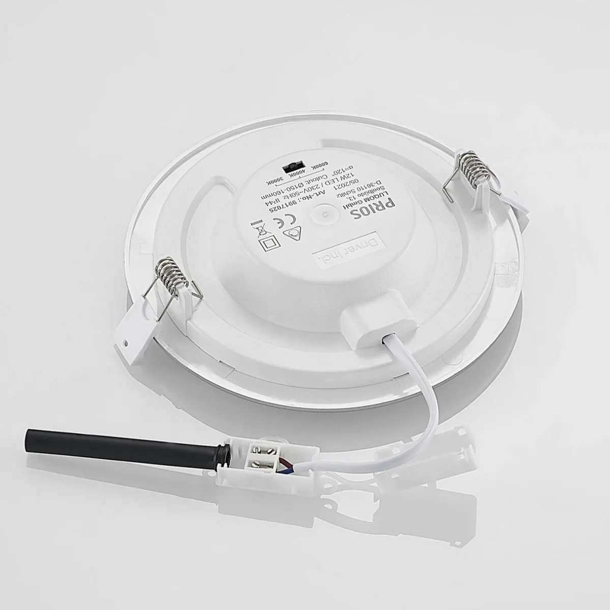 prios_lampe_encastrable_led_cadance_argent__cm__pices_intensit_5.webp Shop PRIOS lampe encastrable LED Cadance, argent, 17 cm, 3 pièces, intensité
