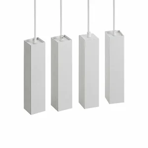 Outlet PRIOS Neliyah suspension blanche, 4 lampes
