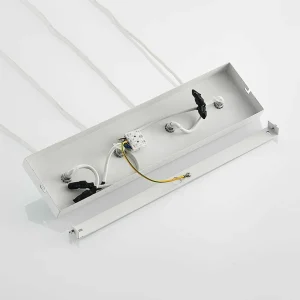 Outlet PRIOS Neliyah suspension blanche, 4 lampes