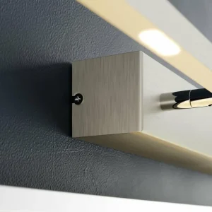 Store quitani Applique pour tableau LED Tolu, nickel, largeur 160 cm