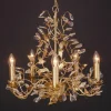 Best Holländer Ravissant lustre Buono à 5 lampes doré