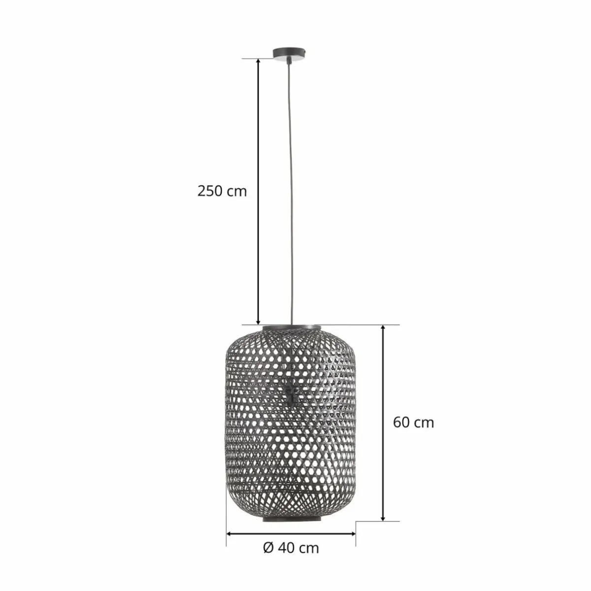 schner_wohnen_calla_suspension_noire___cm_6.webp Best Sale Schöner Wohnen Calla Suspension noire Ø 40 cm