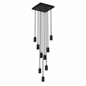 Cheap SEGULA Madox Square 9X Wave suspension noire E27