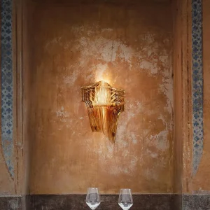 Shop Slamp Aria applique design, dorée