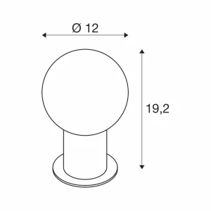 Flash Sale SLV Lampe de table Varyt, couleur laiton, aluminium, hauteur 19,2 cm
