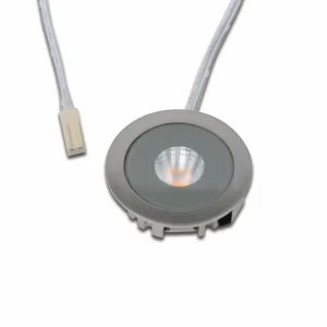 Shop Hera Spot encastré à LED AR 35, 3.000 K Ø 4 cm inox Alu 24 V