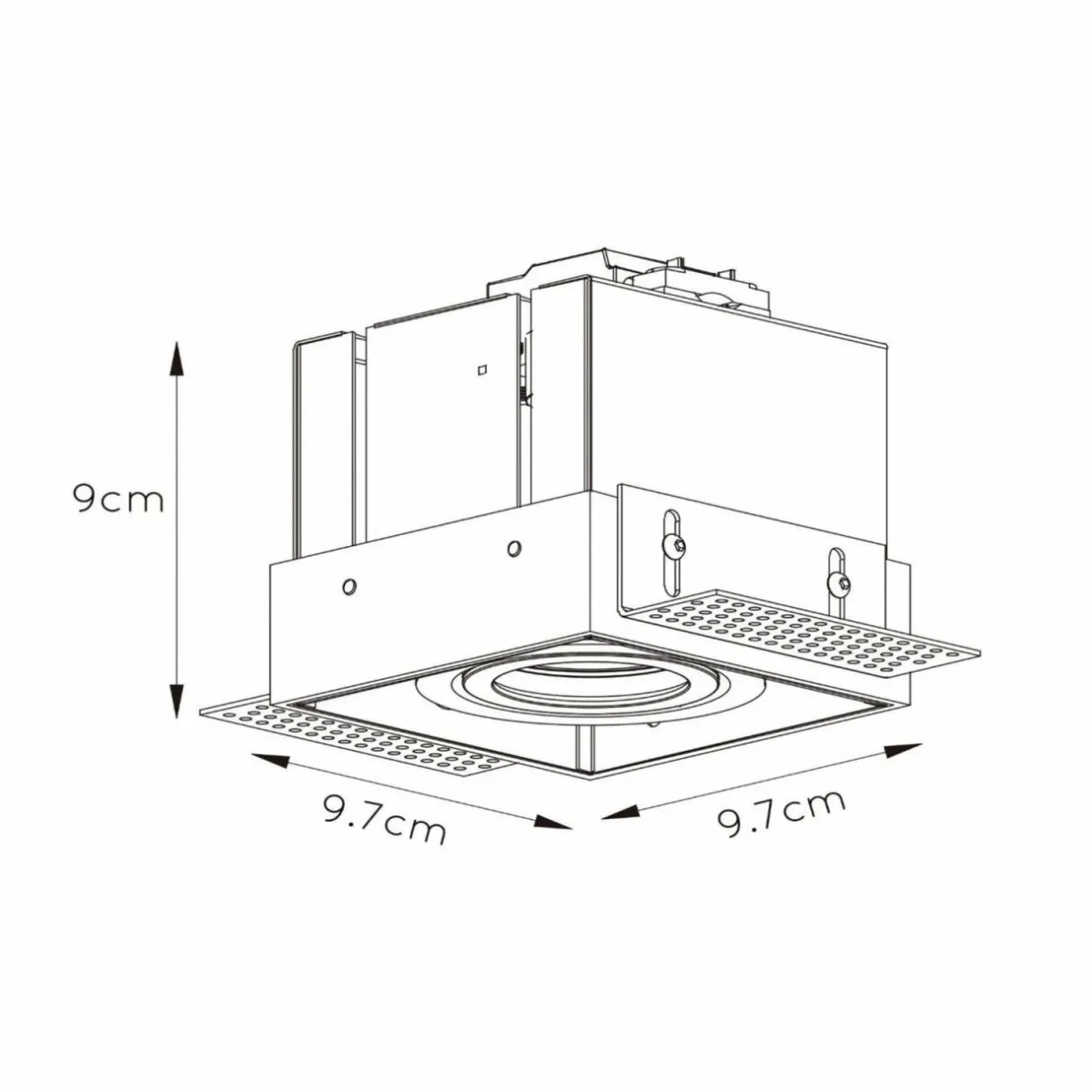 spot_encastr_trimless__lampe_blanc_1.webp Cheap Lucide Spot encastré Trimless 1 lampe, blanc