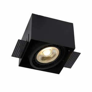 Fashion Lucide Spot encastré Trimless 1 lampe, GU10 ES111, noir