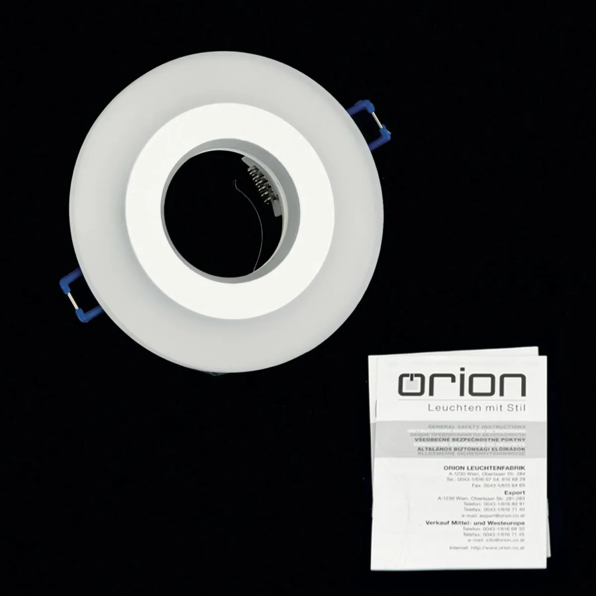 spot_encastrable_glow_blanc_mtal___cm_gu_4.webp Online ORION Spot encastrable Glow, blanc, métal, Ø 11 cm, GU10