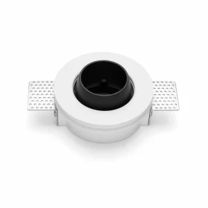 Clearance TECNICO by Sforzin Spot encastrable Lelanto, noir, plâtre, Ø 10 cm, GU10
