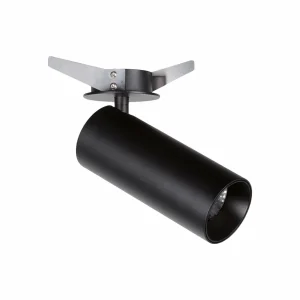 Clearance Viokef Spot encastrable Reeds en acier, noir
