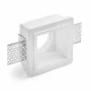 Hot TECNICO by Sforzin Spot encastrable Siris, blanc, plâtre, 9 cm, GU10