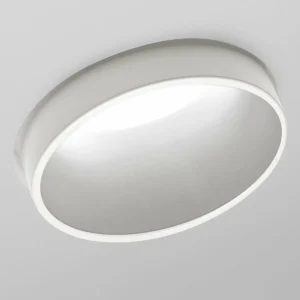 Hot TECNICO by Sforzin Spot encastrable Thessaly, blanc, plâtre, Ø 10 cm, GU10