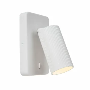 Outlet Lucide Spot mural Clubs à 1 lampe, blanc