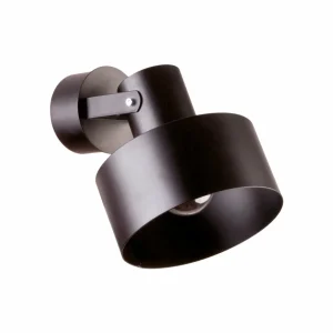 Best Sale Viokef Spot mural Norton en acier, noir
