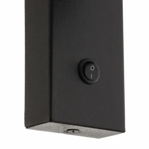 Clearance Argon Spot mural Rai orientable, noir