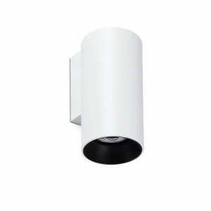Fashion FARO BARCELONA Spot mural Stan, blanc, aluminium, Ø 6 cm