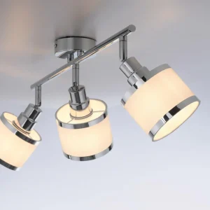Store JUST LIGHT. Spot pour plafond Accor, à 3 lampes
