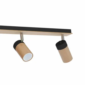 Online Eko-Light Spot pour plafond Baron, trois lampes, noir/doré